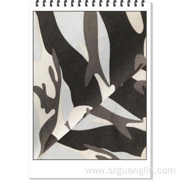 Cotton canvas camouflage fabric for garments